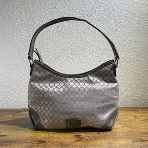 Nine West Silver Patterned Shoulder Bag